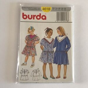 🧵3for12🧵 VTG Burda Pattern 4618 Child’s Dress